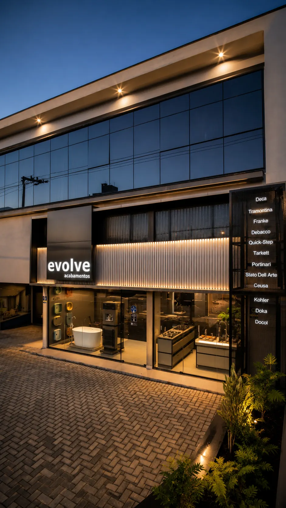 Fachada da Evolve Acabamentos